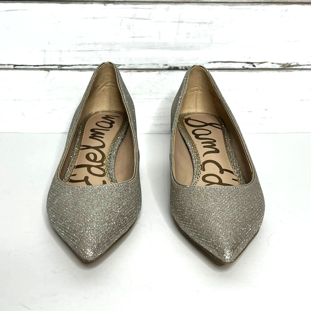 Sam Edelman Dori Sparkle Heels Pumps Shoe Size 8 - Picture 2 of 9